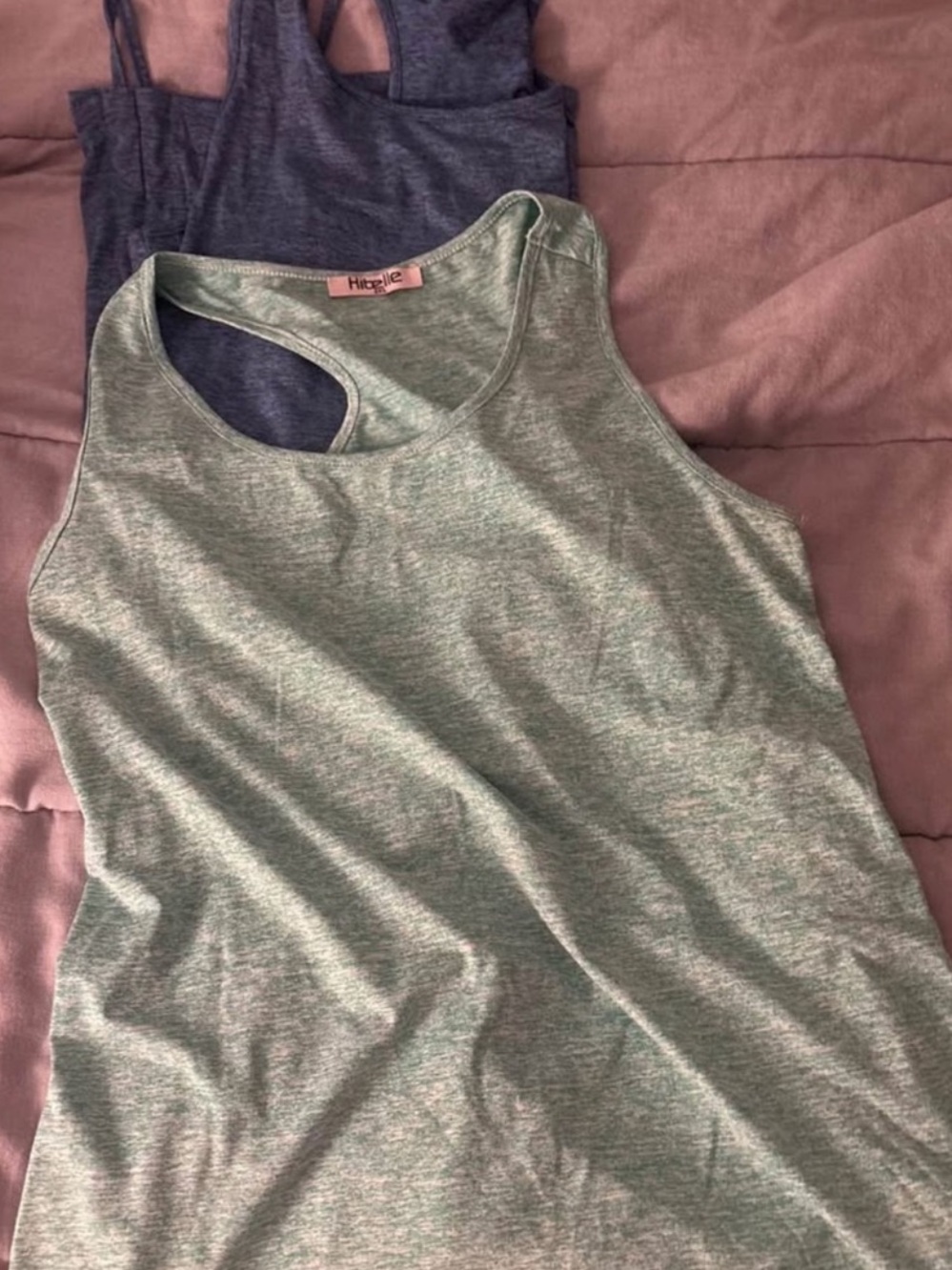 Heathered Racerback Tank Top set of 2